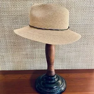?2xHPHP?NWOT Bohemian Tassel Paper Straw Fedora by Sonoma OSFM Sophia | Young Girl Paper Braid Fedora Hat | HK502 main image 3
